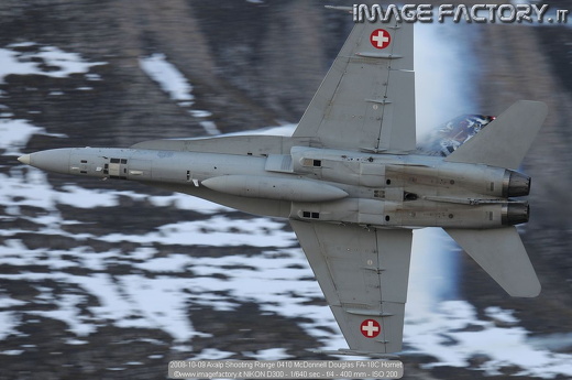 2008-10-09 Axalp Shooting Range 0410 McDonnell Douglas FA-18C Hornet